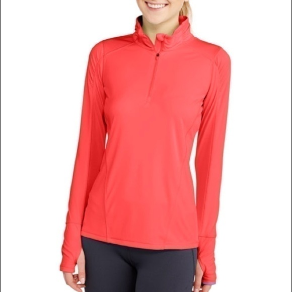𝅺danskin NOW Long Sleeve Quarter Zip Jacket - Picture 1 of 8